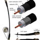 Ilustración para el artículo titulado Fabrican cable coaxial más ligero y potente cambiando el cobre por nanotubos de carbono